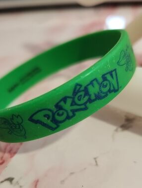 Designware Green Silicone Bracelet with Black Print